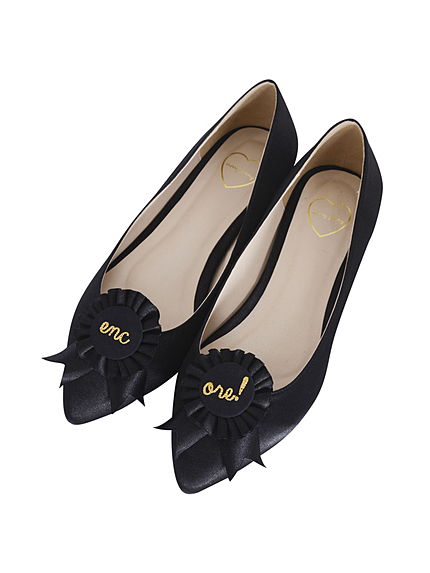 ロゼットバレエシューズ