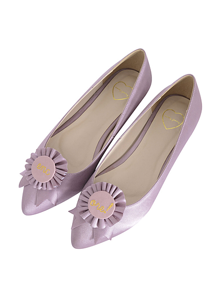 ロゼットバレエシューズ