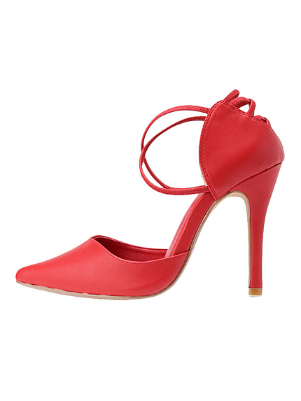 クロスゴアパンプス