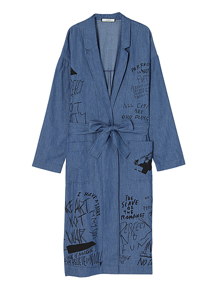 落書きロングガウン