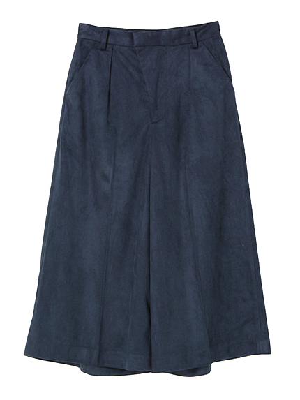 フェイクスエードガウチョパンツ