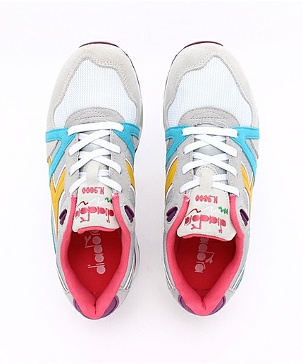 ウィメンズ ディアドラ ニュートラ グレー ナイロン カラフル DIADORA N9000 NYL 160827-5749