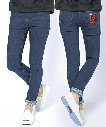 INITIAL POCKET SKINNY PANTS