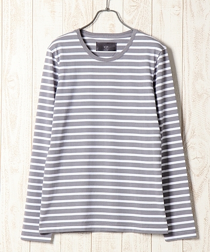 【WEB限定独占販売】wjk - 長袖ボーダーカットソー