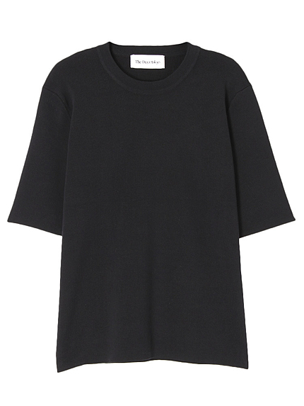 半袖クルーネックニット