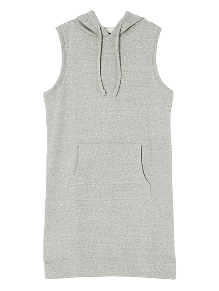 スウェットフードワンピース