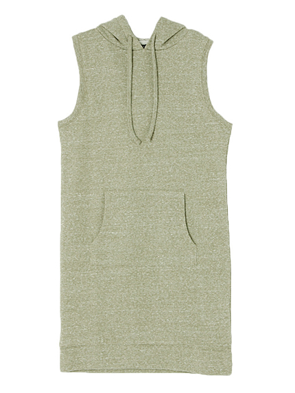 スウェットフードワンピース