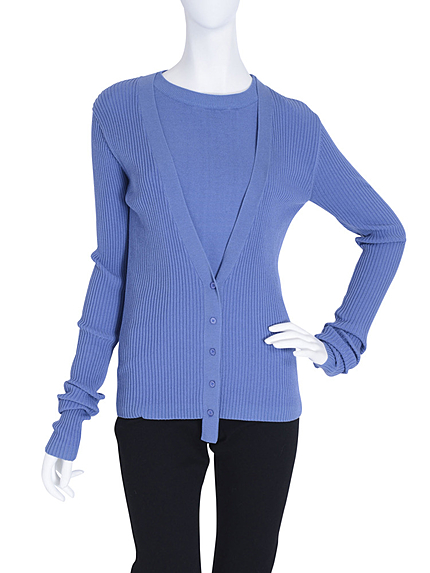 ドッキングRIBニットプルオーバー