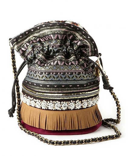 BY KIRALY Vine チェーンドローストリングバッグ