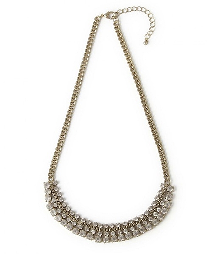 BY マットコーティングビジューネックレス