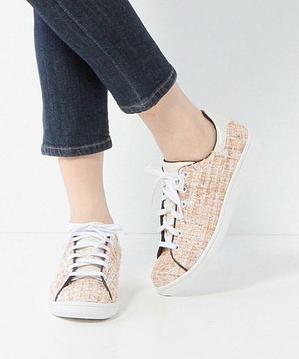 スカ/SKA ﾚｰｽUpTweed SNK スニーカー