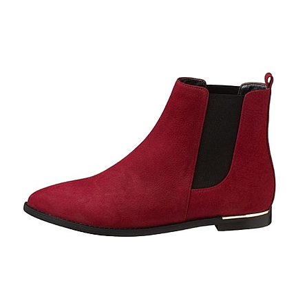 きれいめに仕上がる♪ぺたんこサイドゴアブーツ