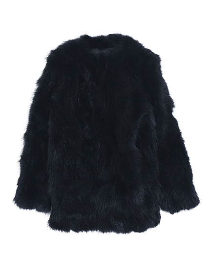 【MODE】マルチカラーMIXファーコート