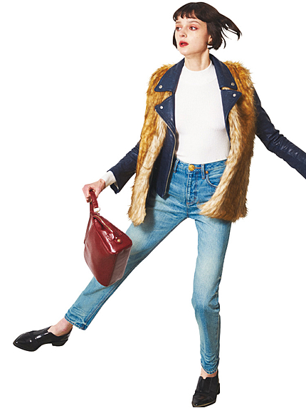 【CASUAL】ラムレザーライダース