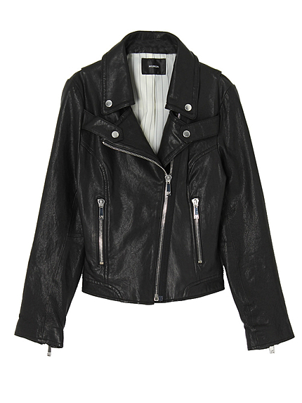 【CASUAL】ラムレザーライダース