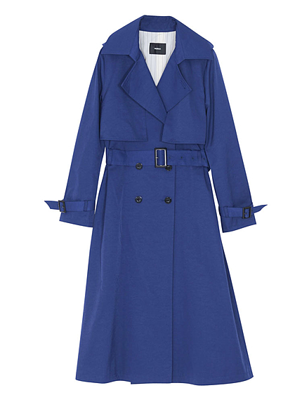 【CASUAL】ロングフラップトレンチコート