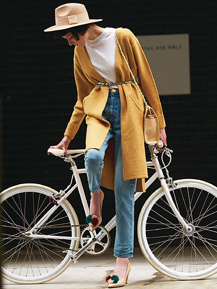 【CASUAL】ノーカラーロングニットカーデ