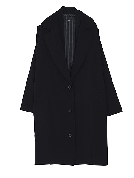 【CASUAL】レイヤードロングジャケット