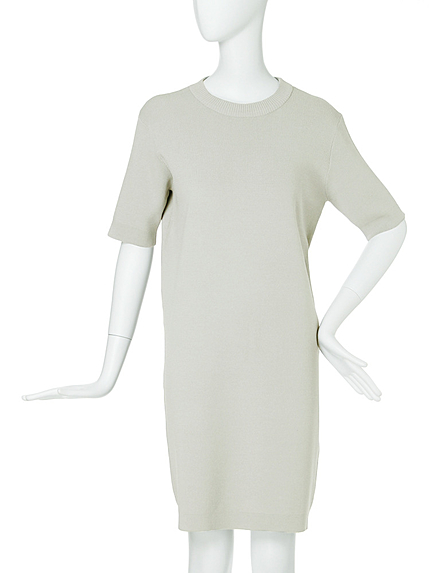 【MODE】プレーンニットミニワンピース