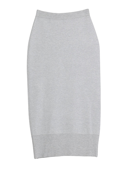 【MODE】ニットIラインロングスカート