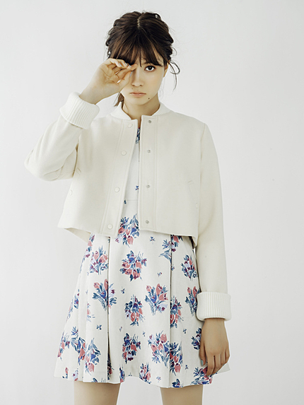 【dazzlin】ショート丈スタジャン