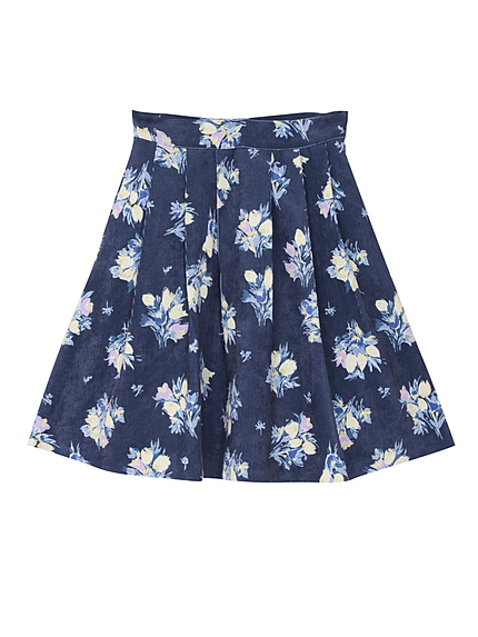 【dazzlin】チューリップコーデュロイスカート