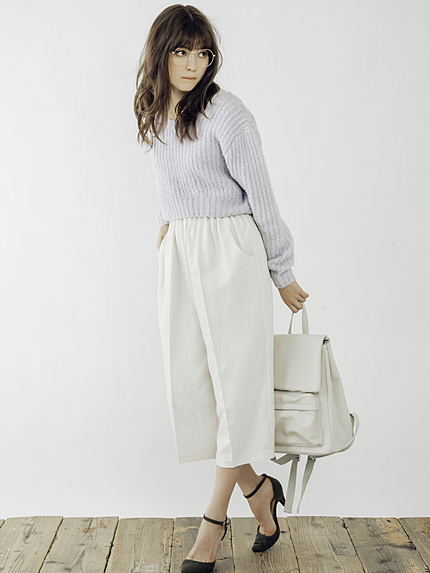 【W】ニットコンビオールインワン