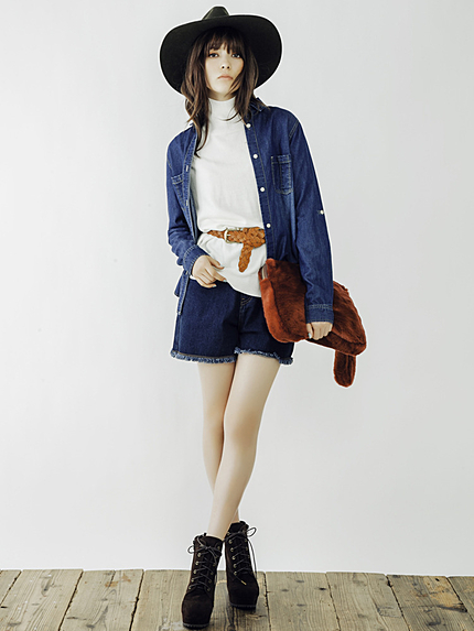 【dazzlin】デニムシャツ