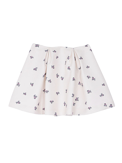 【dazzlin】DOG柄スカート