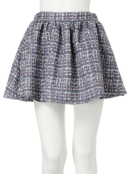 【dazzlin】ツイードライクペプラムショートパンツ