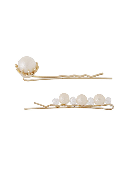 【goods】ポイントパールヘアピンセット