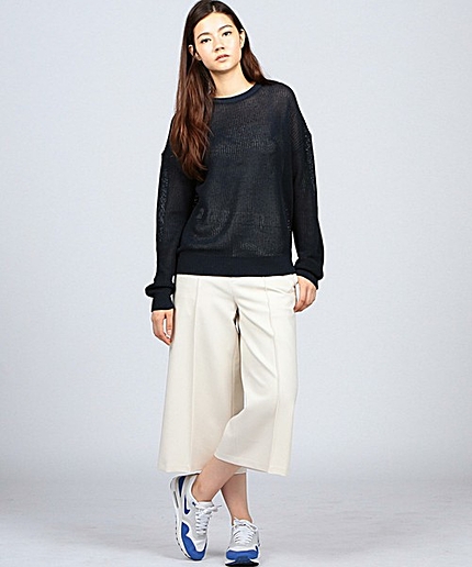 ENR フロントピンタックパンツ