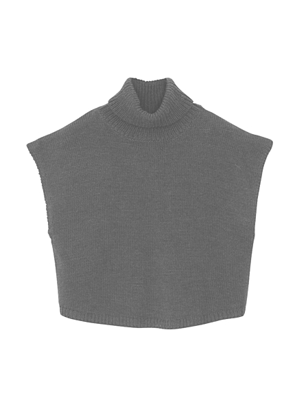 ミックスニットルーズスリーブトップス