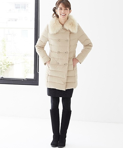 [WEB限定]CR PE FUR DRESS ダウンコート