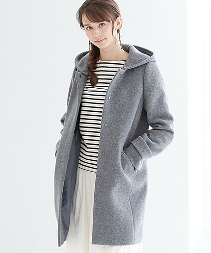 ◆PJT KF W 2WAY N/CL HOODコート