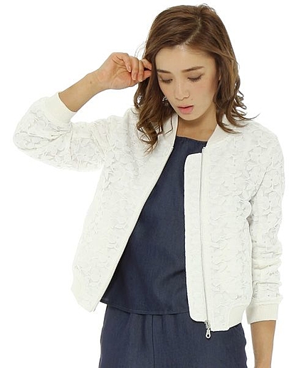 レースブルゾン