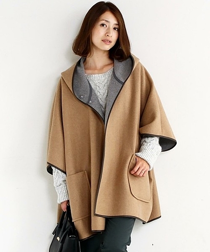 【予約】BY メルトンフードポンチョ