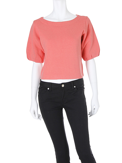 【DUO】 袖フォルムカラーニット