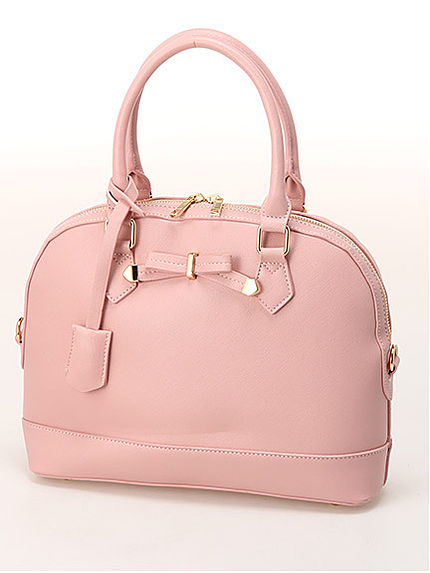 キーリング+リボン付きバッグ