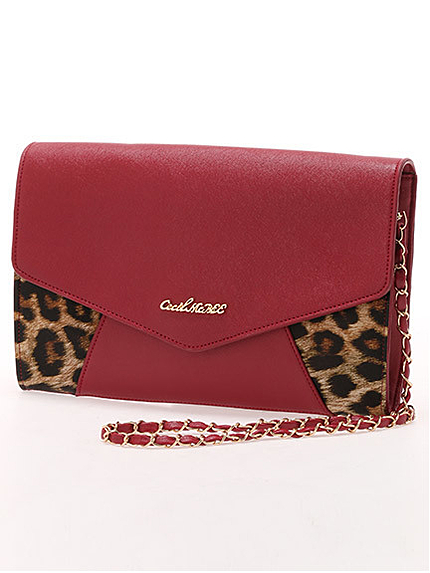 15.AW　アニマル柄チェーンショルダーBAG