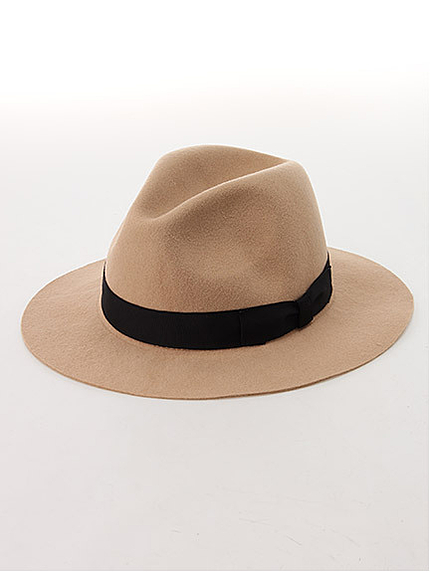 ウールフェルト中折れハット