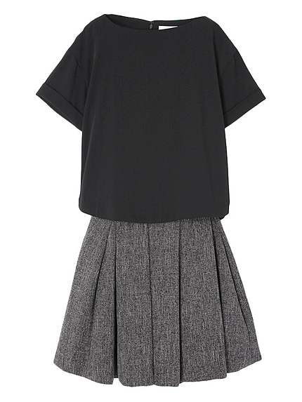 レイヤードミニマルワンピース