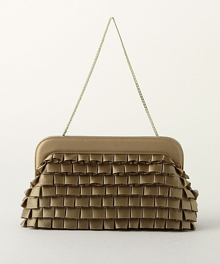 UPMF ラッフル クラッチバッグ