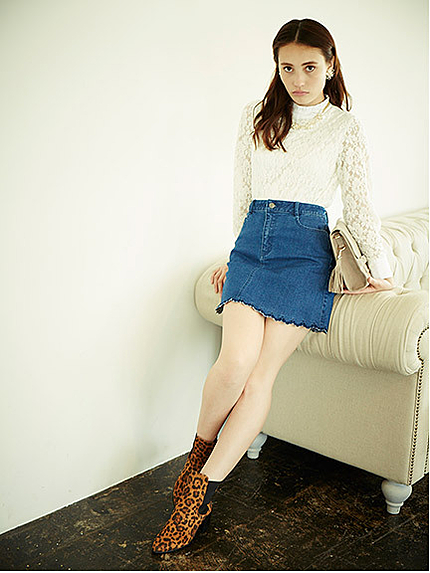 スカラ刺繍台形SK