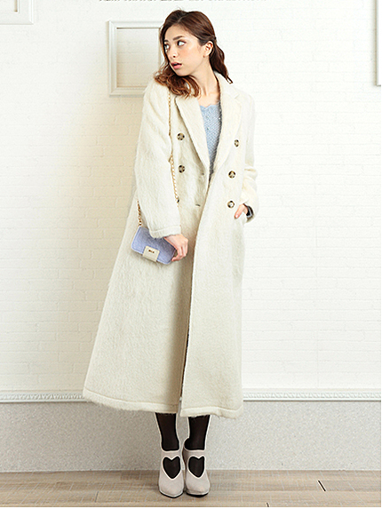 ラギットウールロングコート