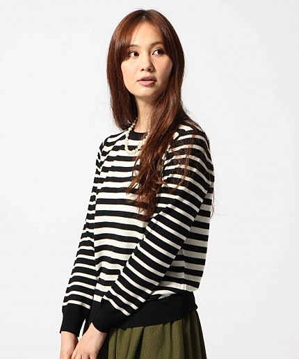 12ゲージウールクループルオーバー長袖