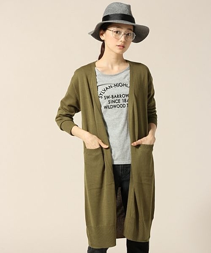 １２Ｇロングカーディガン