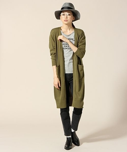 12Gロングカーディガン