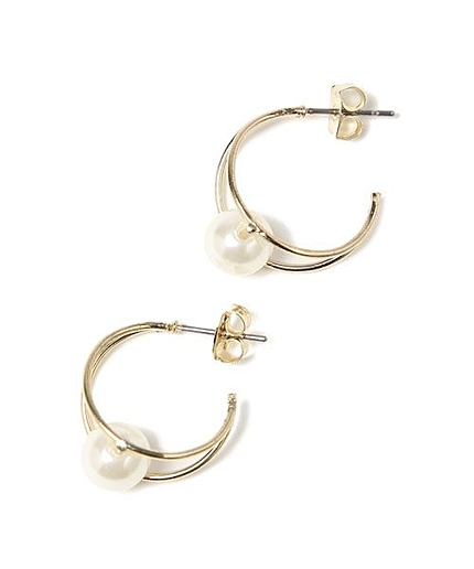 サークルパールピアス