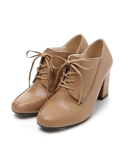 ヒールレースアップシューズ